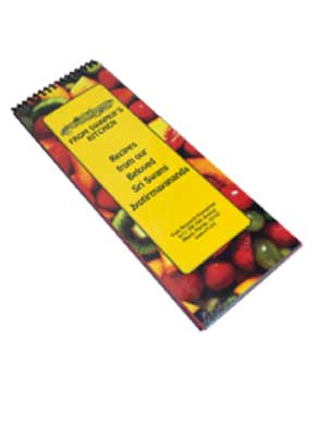 Cover of From Swamiji's Kitchen – Recipe Book by Swami Jyotirmayananda