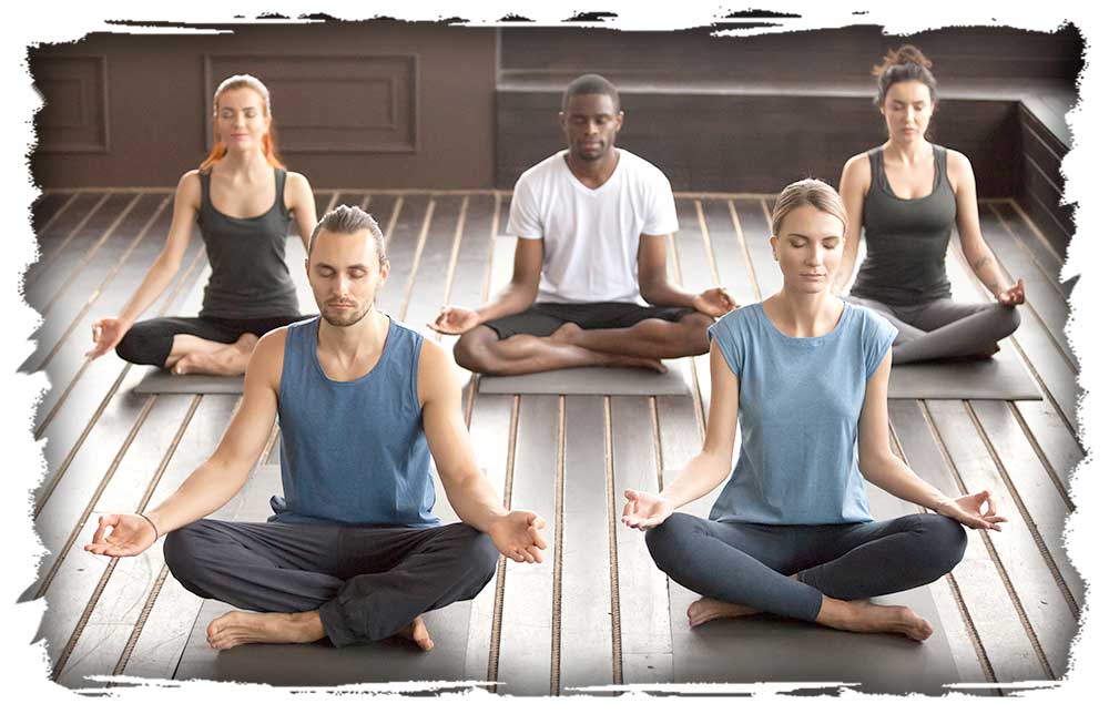 yoga class at Yoga Research Foundation