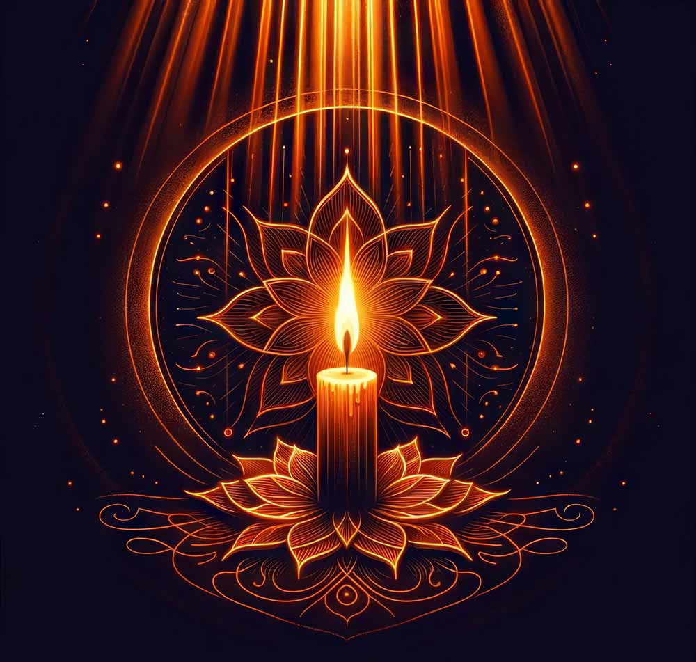 image of bhakti candle